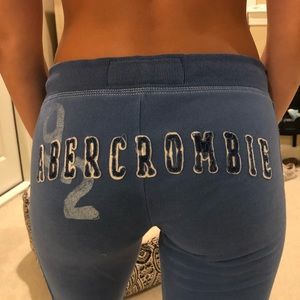 Blue abercrombie sweatpants